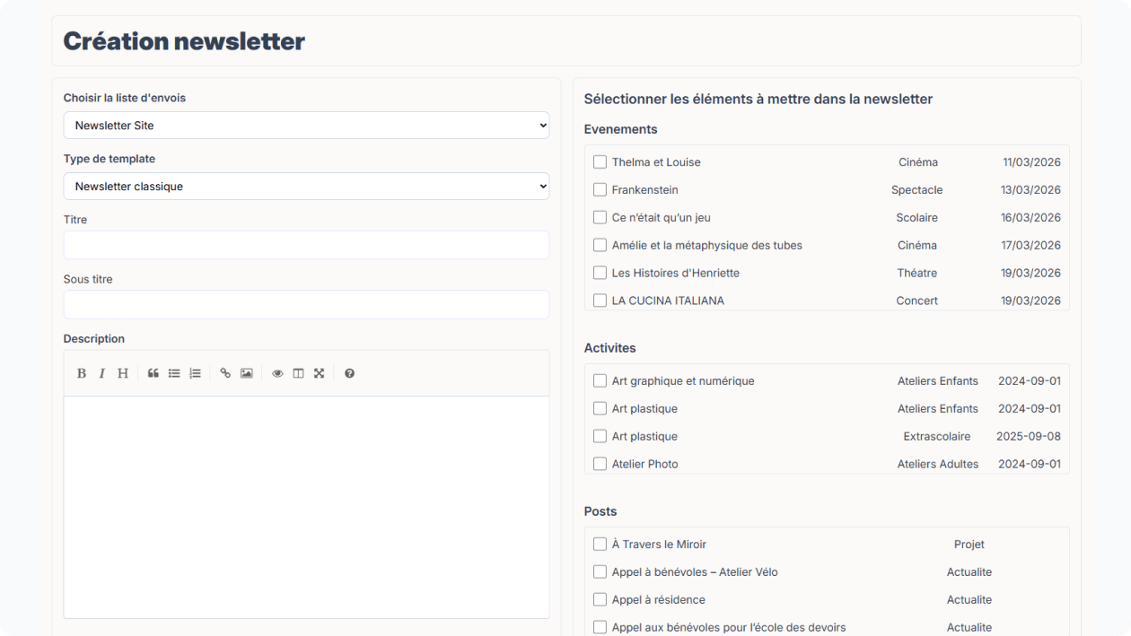 Connectée à votre site